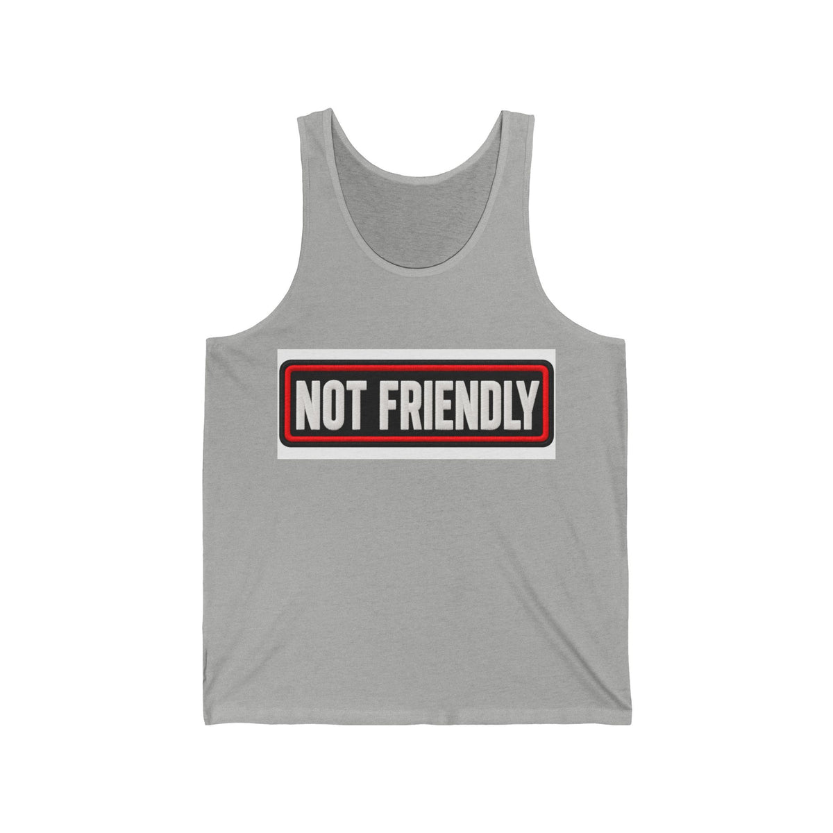 Not Friendly - Service Dog Patch - Athletic Tank