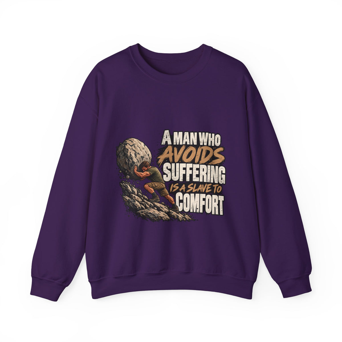 A Man Who Avoids Suffering - Crewneck Sweatshirt