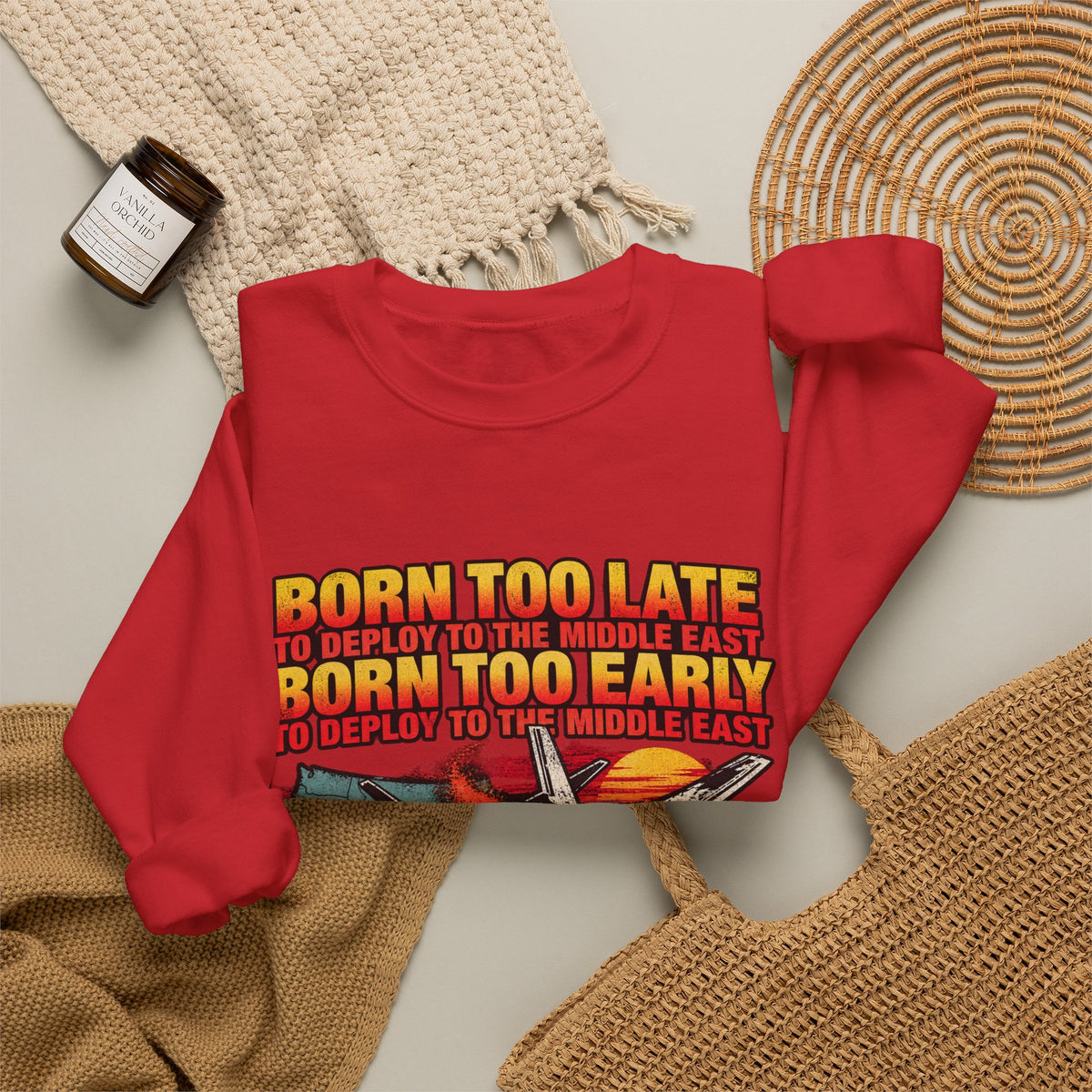 Desert Deployment Tee - Crewneck Sweatshirt