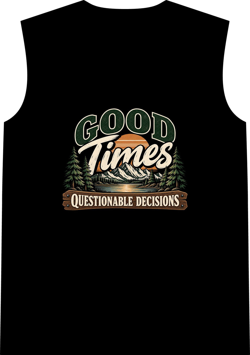 Good Times Questionable Decisions - Classic Tank