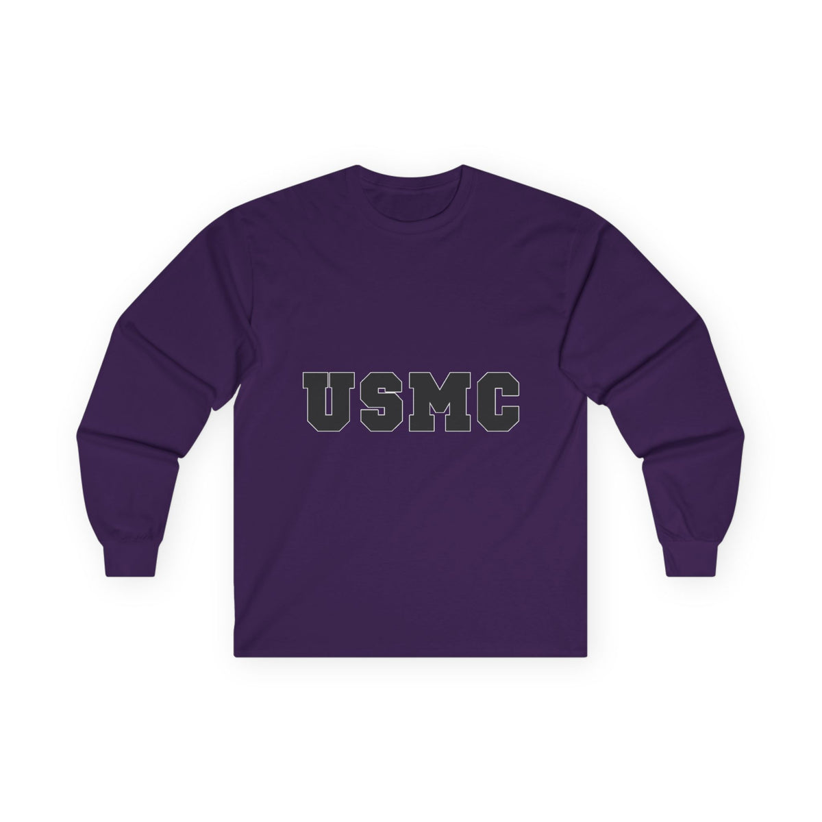 Marine Corps Varsity - Unisex Ultra Cotton Long Sleeve Tee