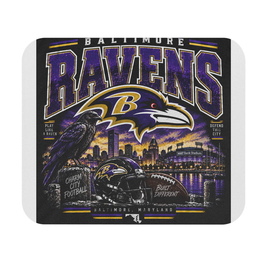 Baltimore Ravens Skyline Tee - Mouse Pad