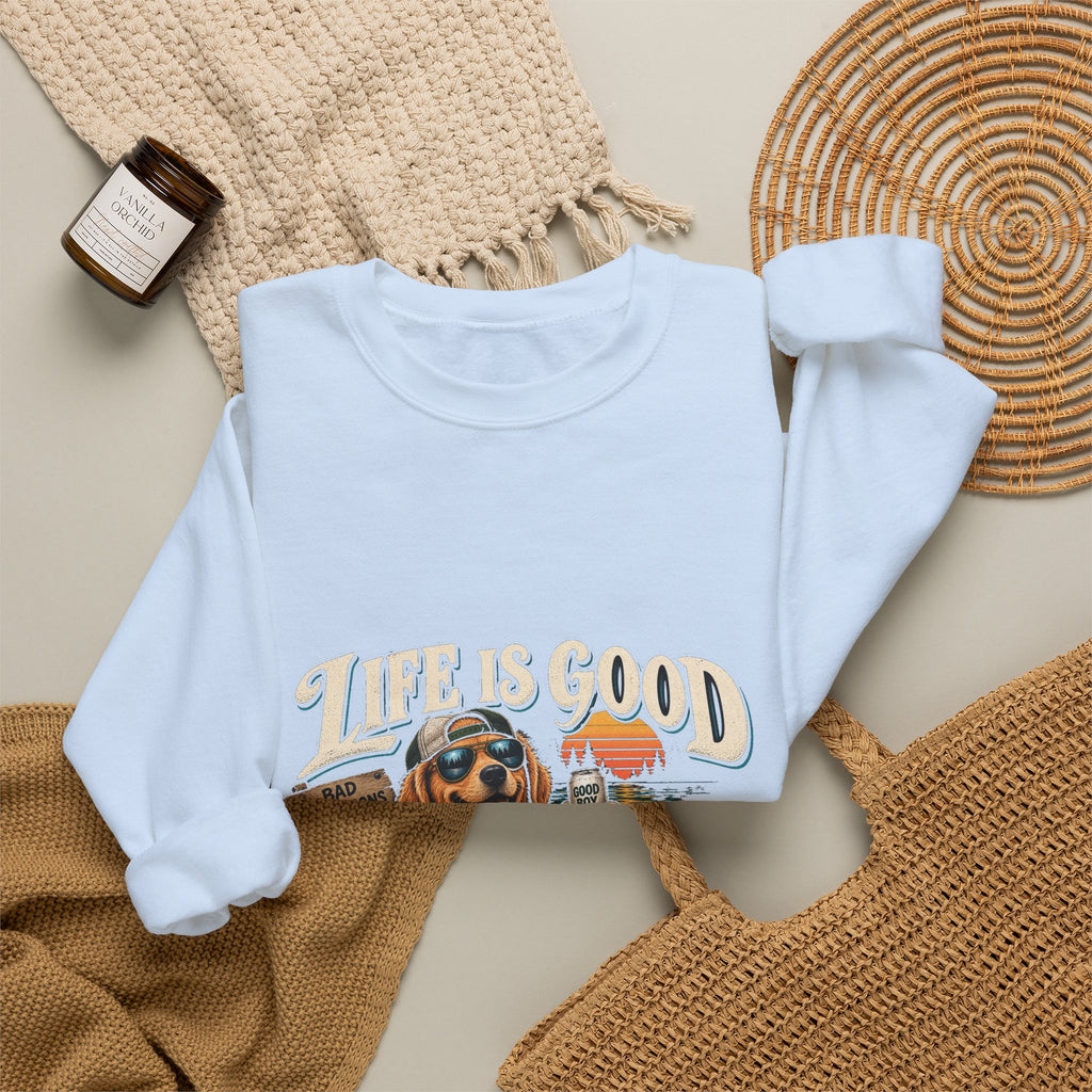 Life is Good Floatin' - Crewneck Sweatshirt