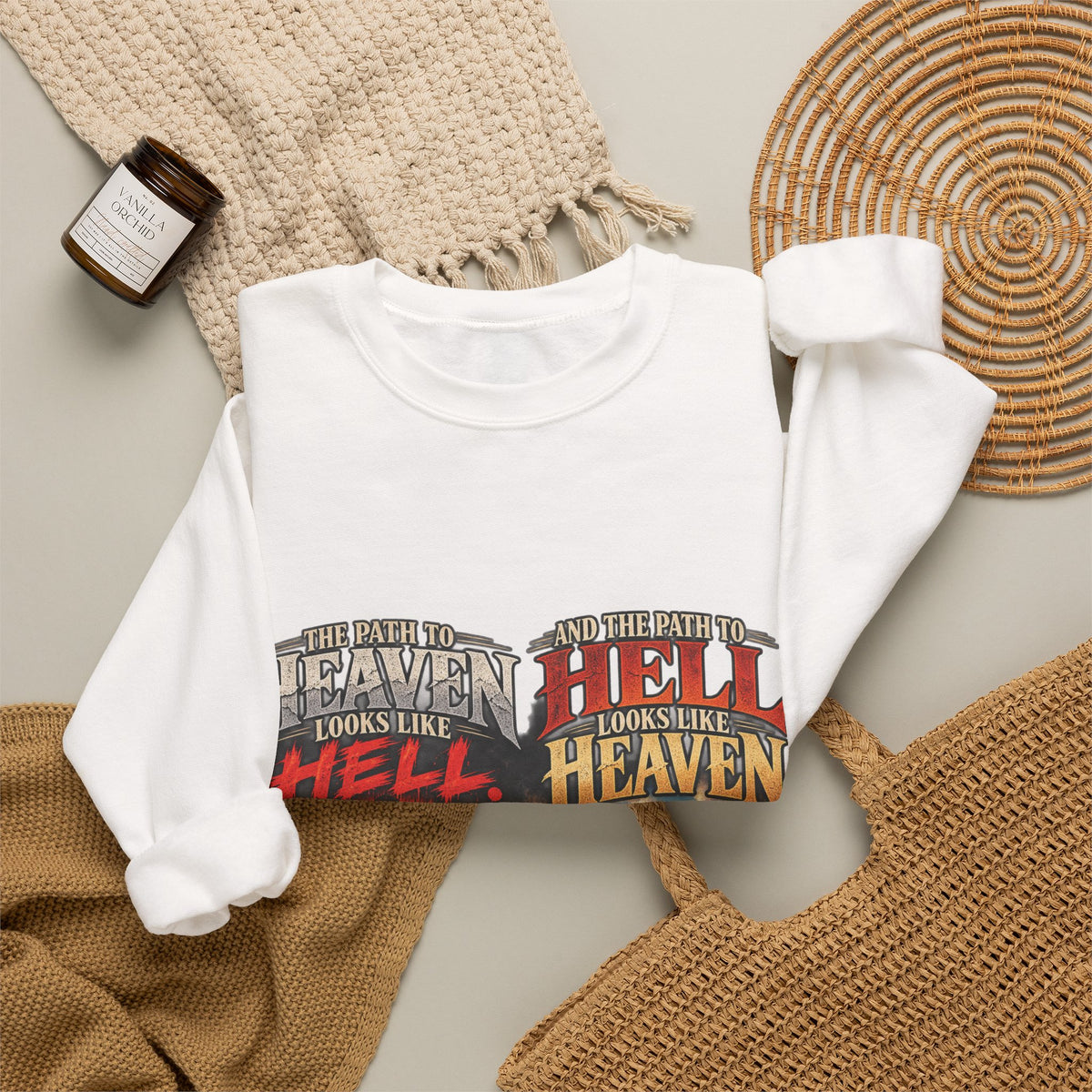 Path To Heaven Path To Hell - Crewneck Sweatshirt