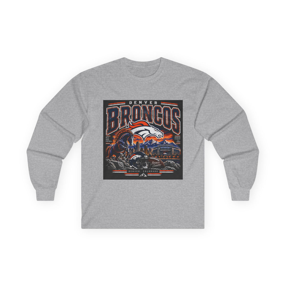 Denver Broncos Mile High Pride - Unisex Ultra Cotton Long Sleeve Tee