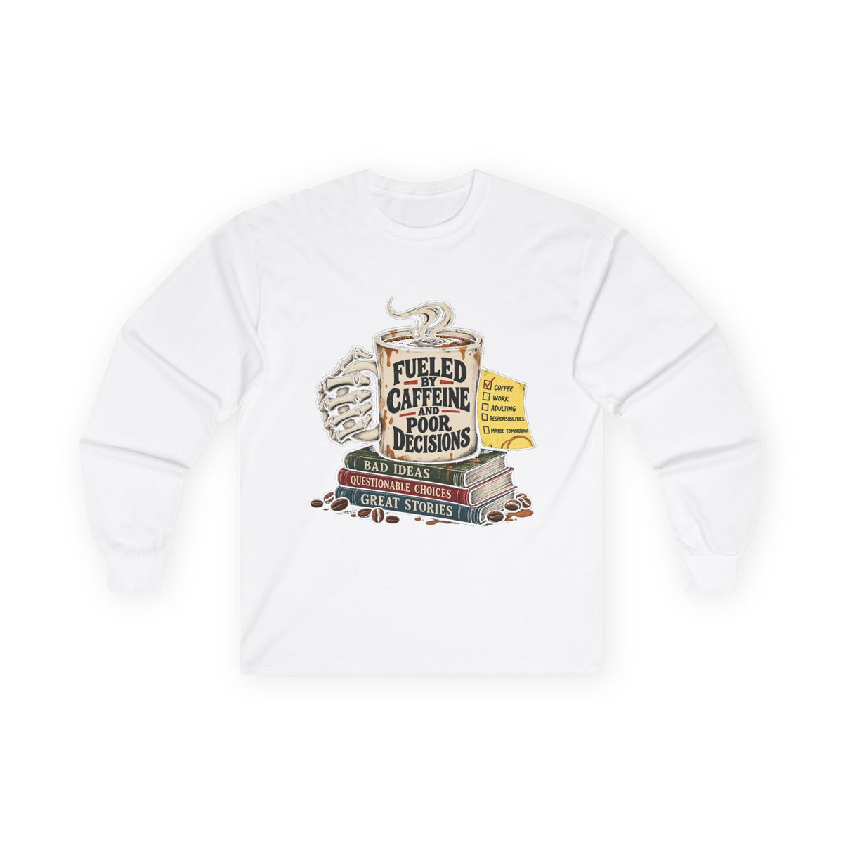 Fueled by Caffeine - Unisex Ultra Cotton Long Sleeve Tee