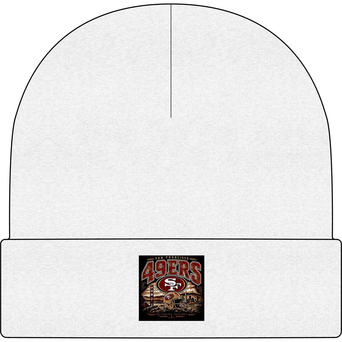 49ers Bay Area Pride - AS Colour 1107 Cuff Beanie