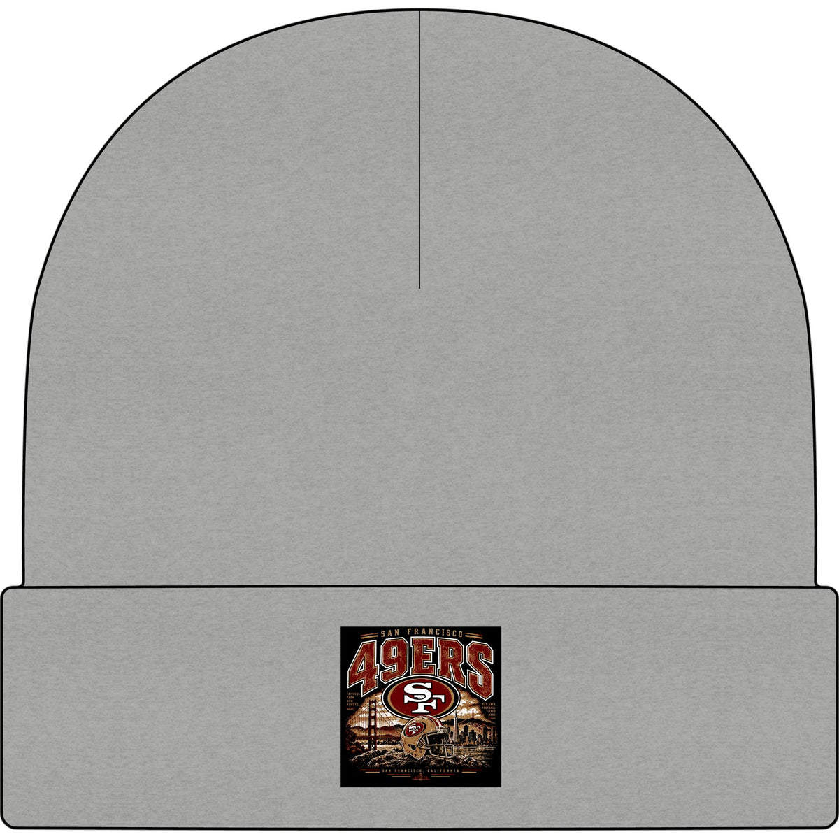 49ers Bay Area Pride - AS Colour 1107 Cuff Beanie