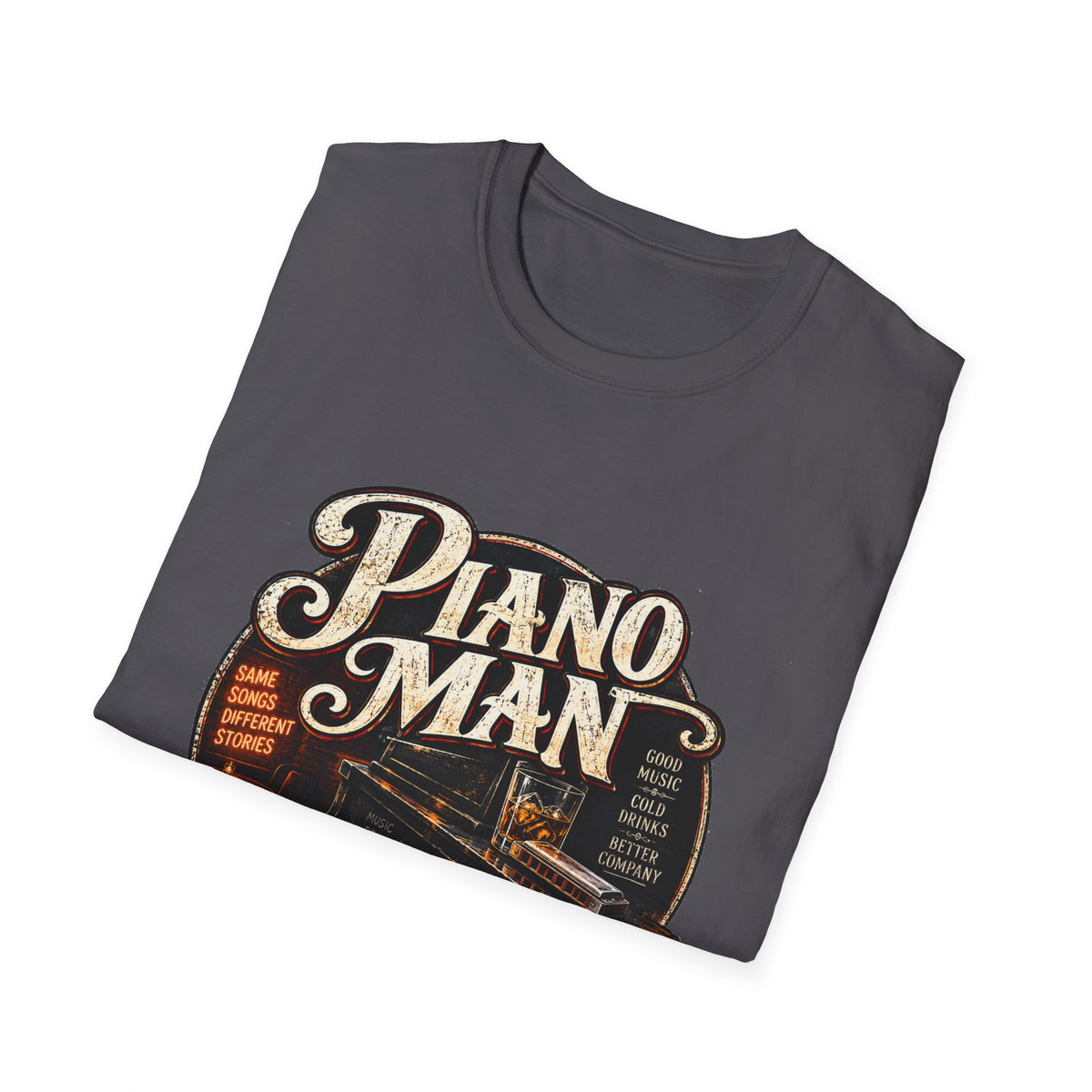 Piano Man Retro Bar - Classic Tee