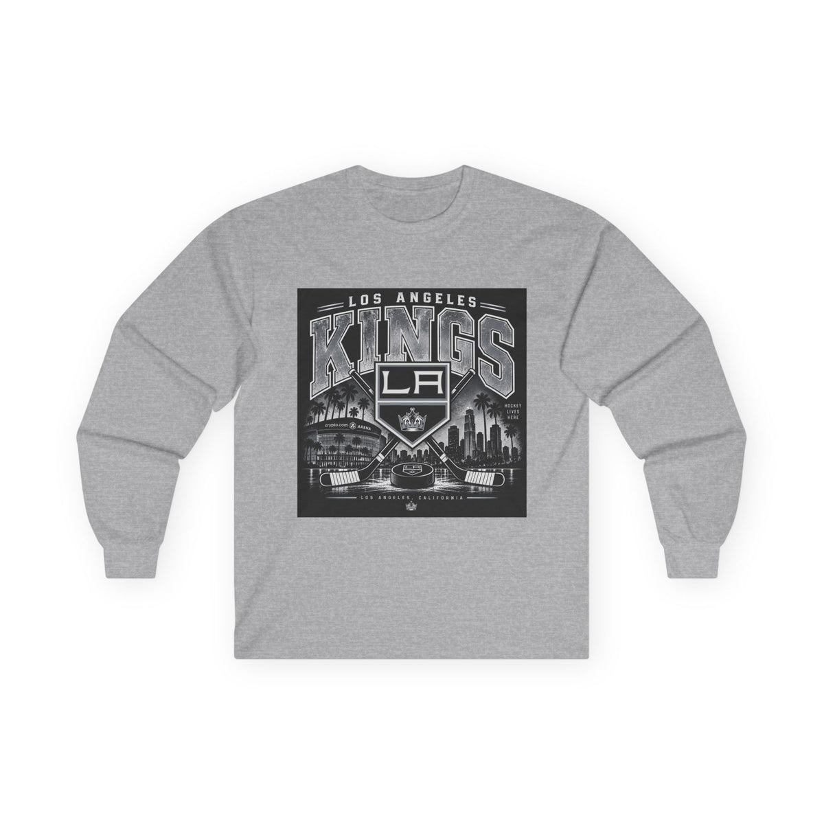 LA Kings Hockey Lives Here - Unisex Ultra Cotton Long Sleeve Tee
