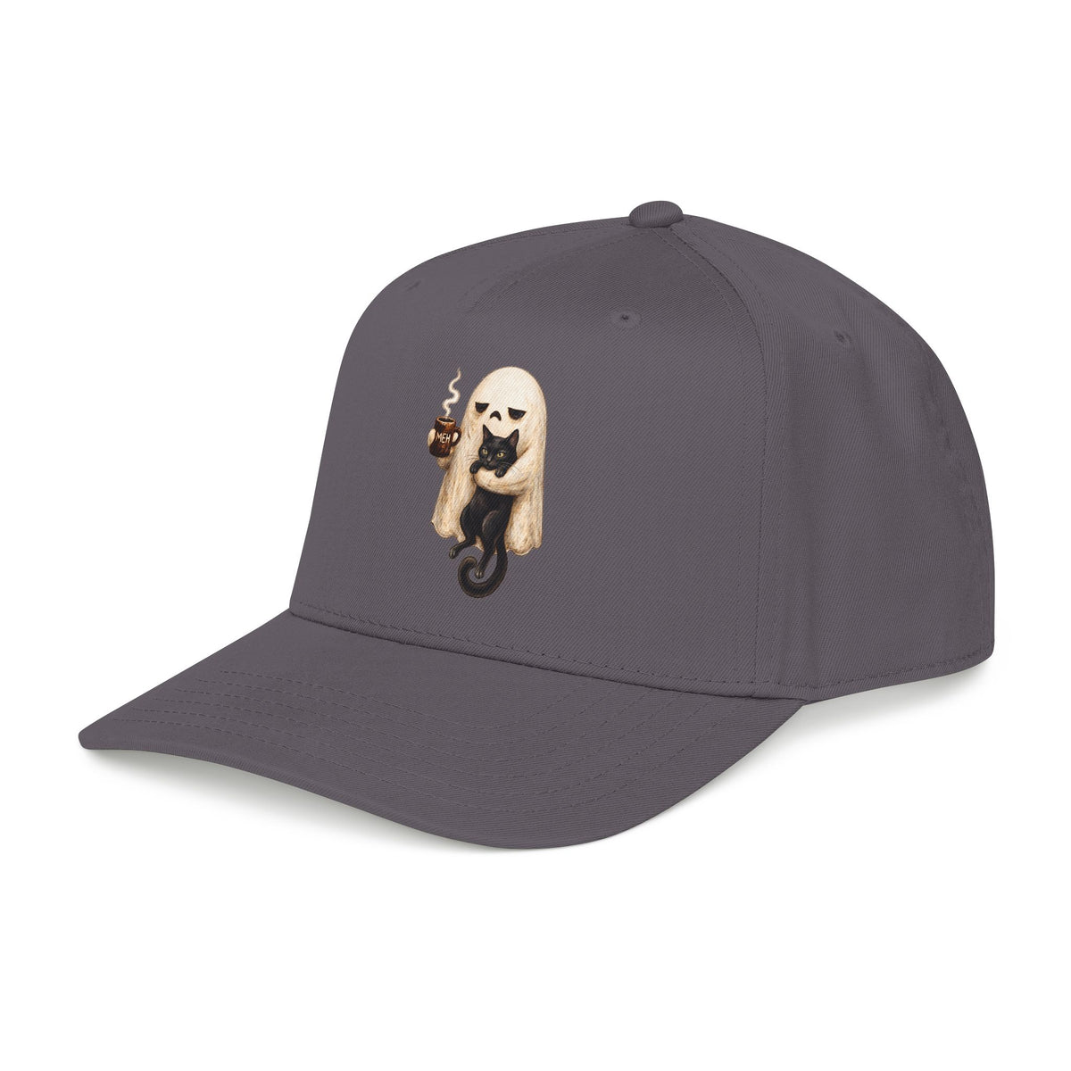 Meh Ghost and Black Cat - OTTO Baseball Hat