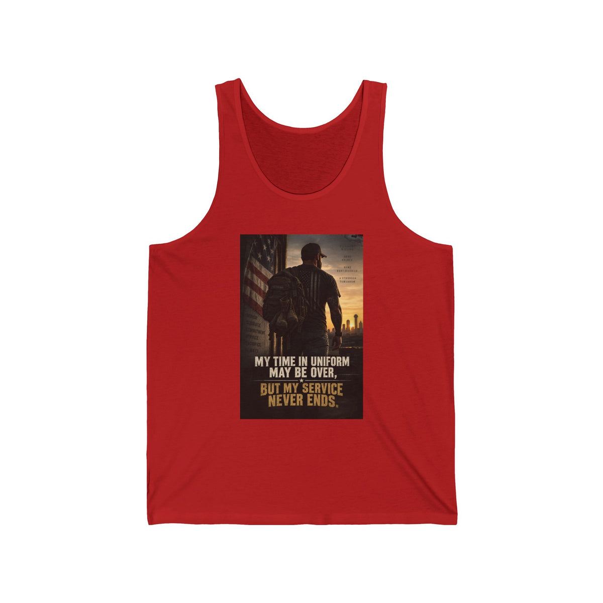 Service Never Ends - Athletic Tank