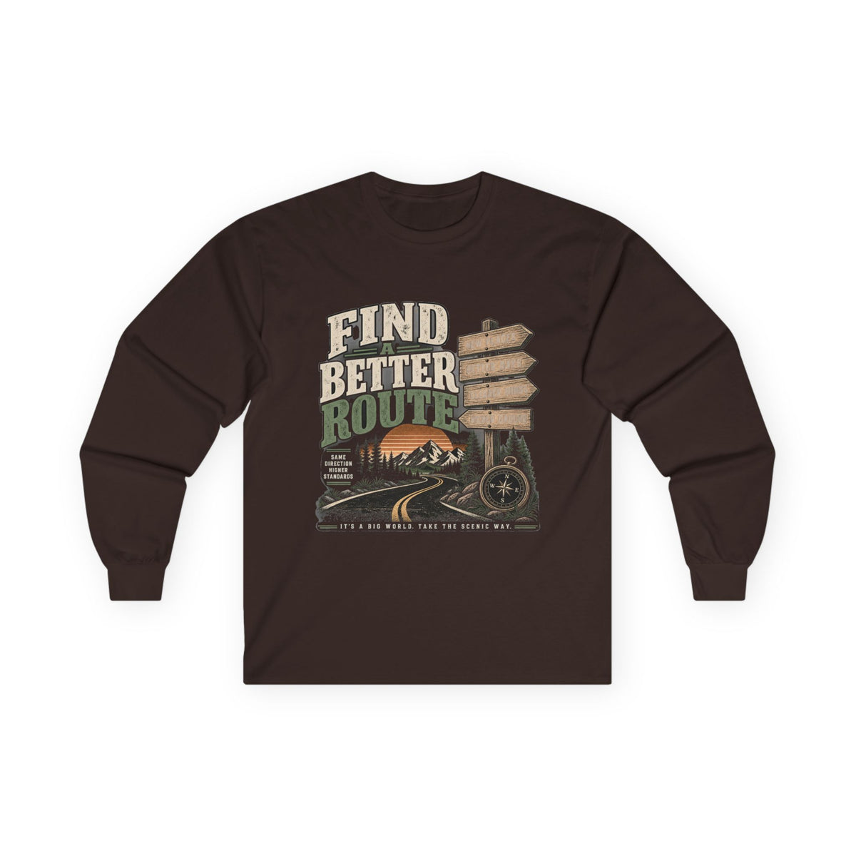 Find A Better Route - Unisex Ultra Cotton Long Sleeve Tee