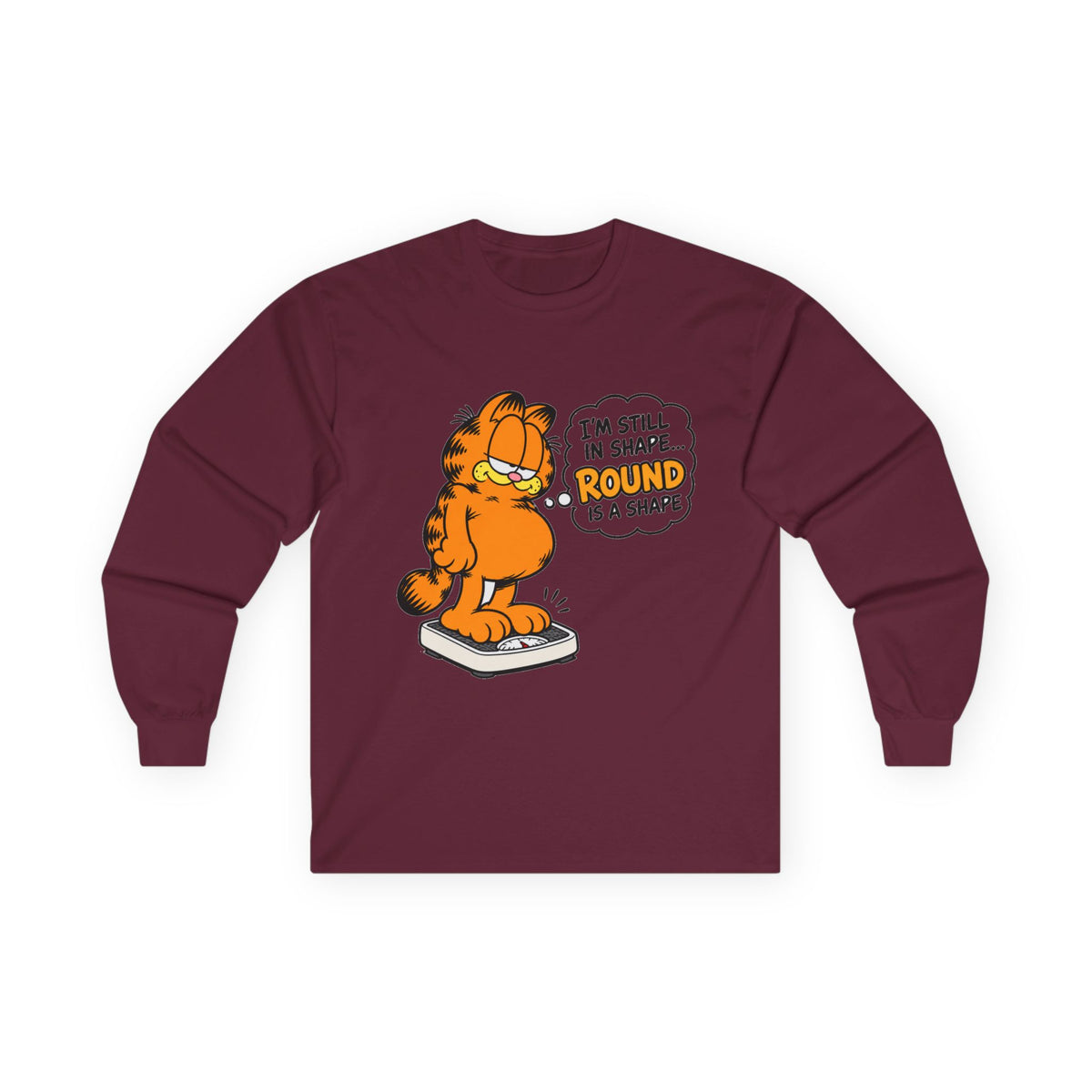 Round Shape Garfield - Unisex Ultra Cotton Long Sleeve Tee