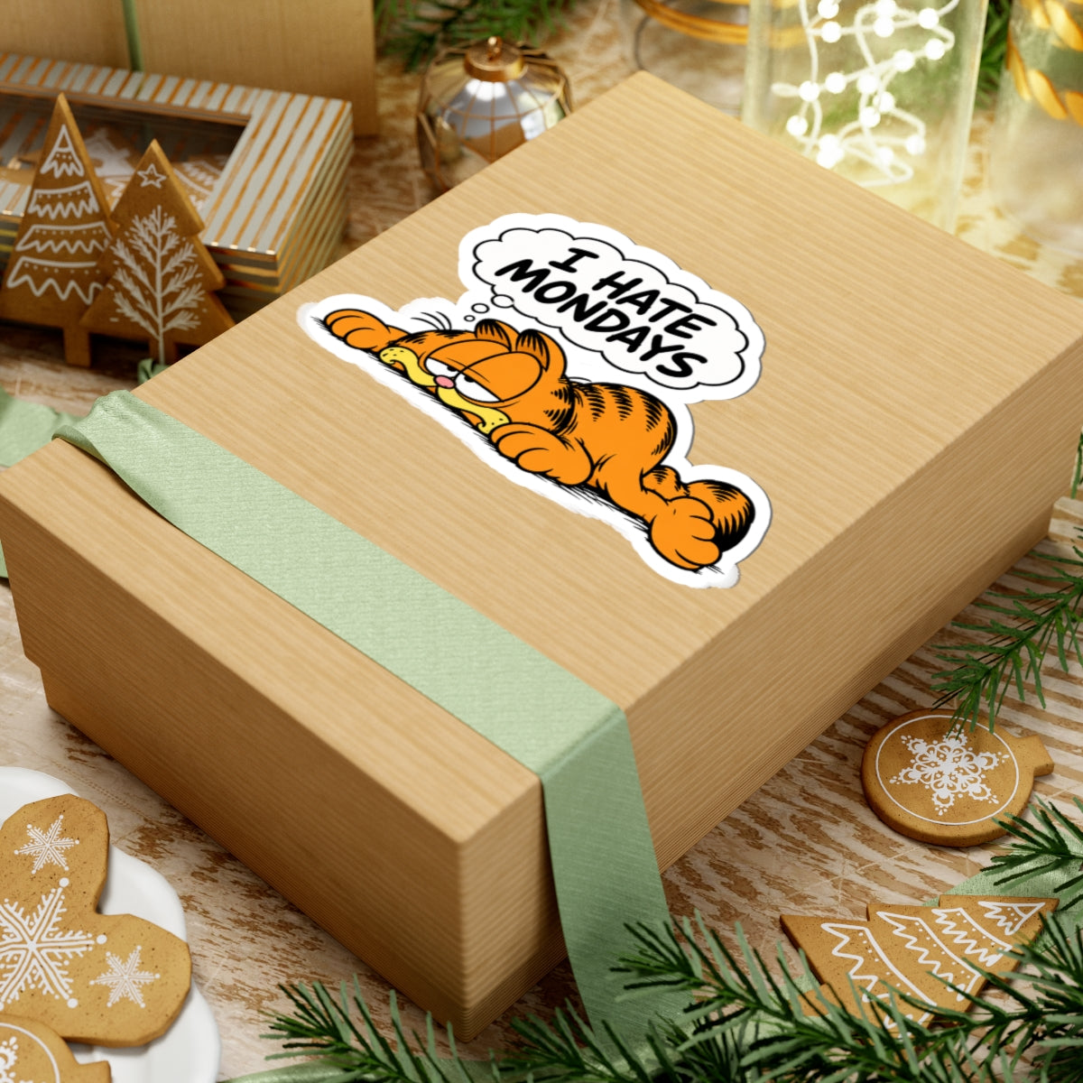 Monday Blues Garfield - Kiss-Cut Sticker