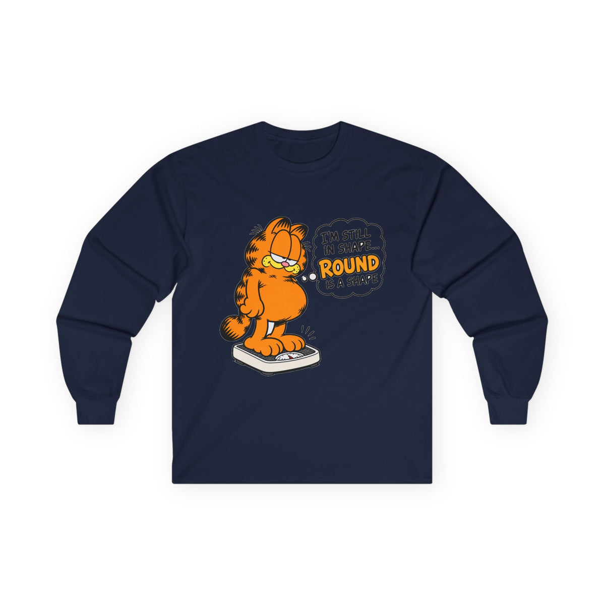 Round Shape Garfield - Unisex Ultra Cotton Long Sleeve Tee