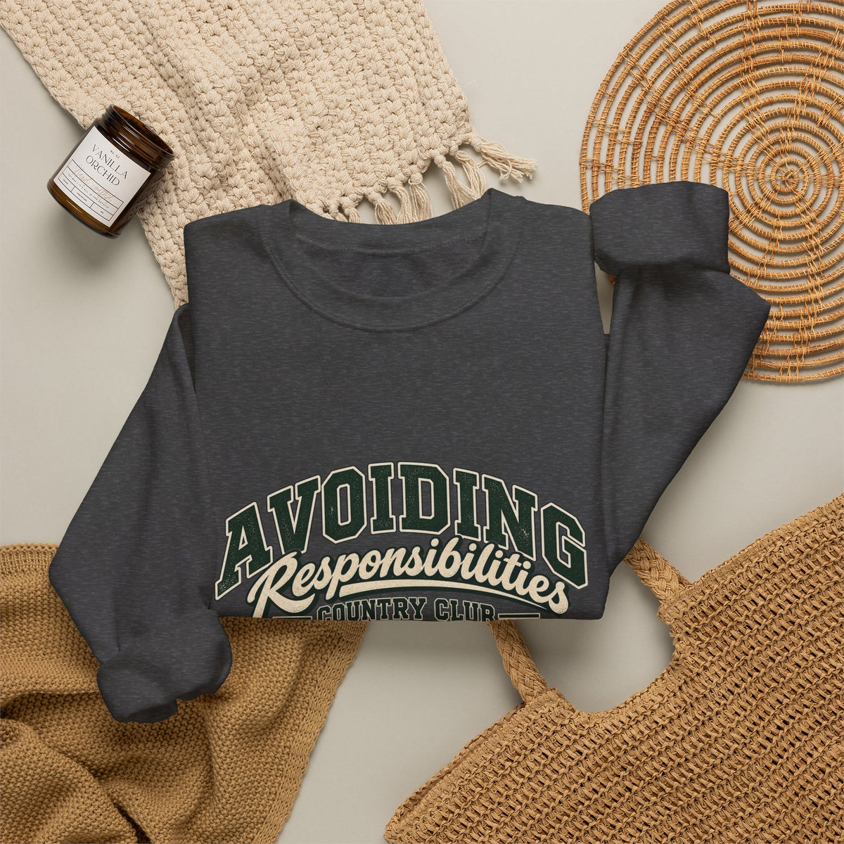 Avoiding Responsibility Country Club - Crewneck Sweatshirt