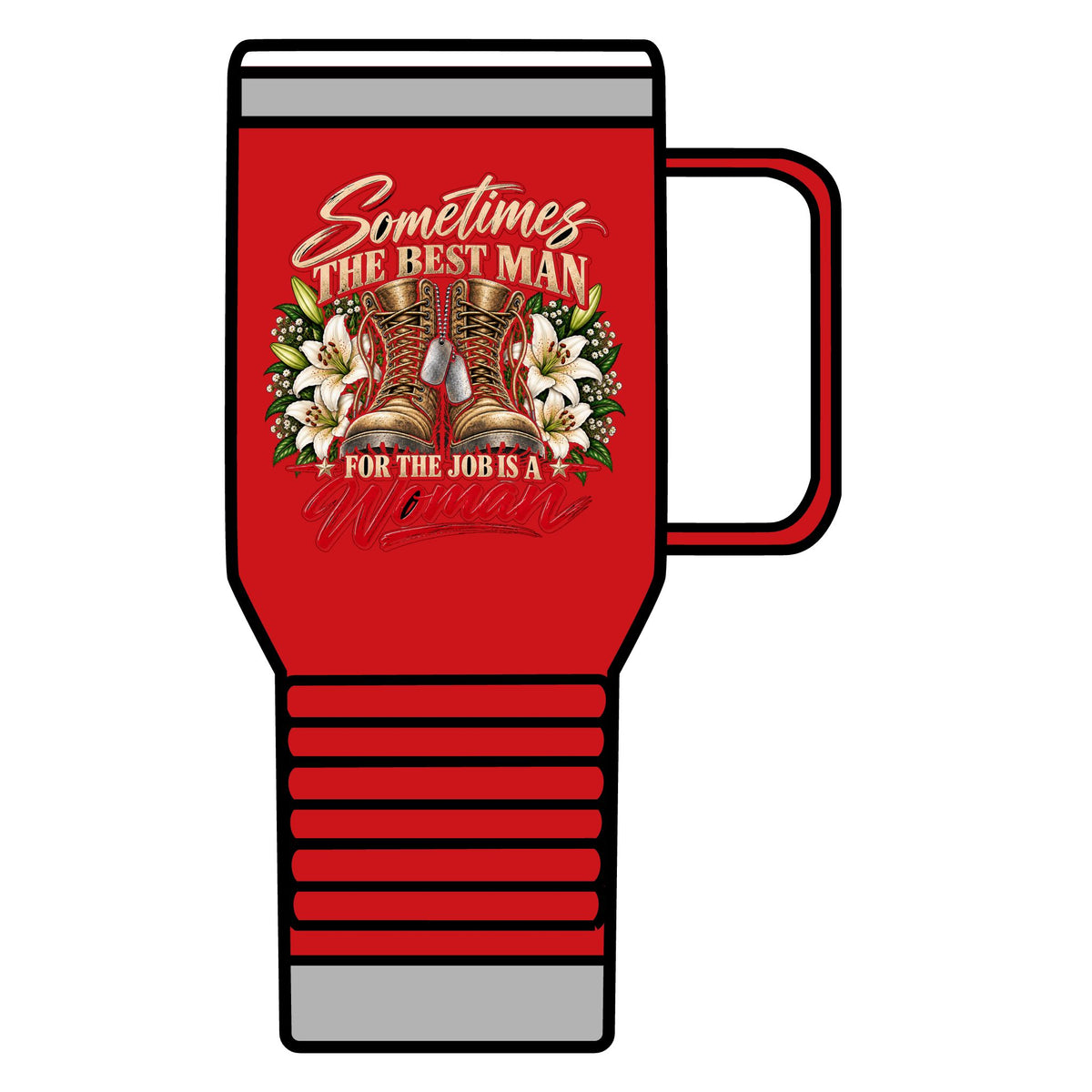 Sometimes Best Man Woman - 20oz Insulated Mug