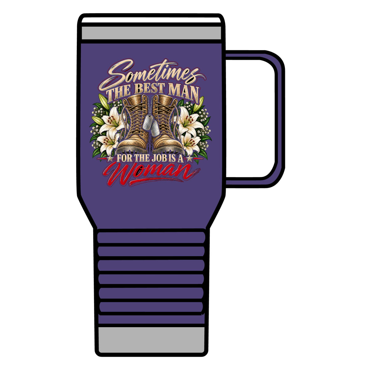 Sometimes Best Man Woman - 20oz Insulated Mug