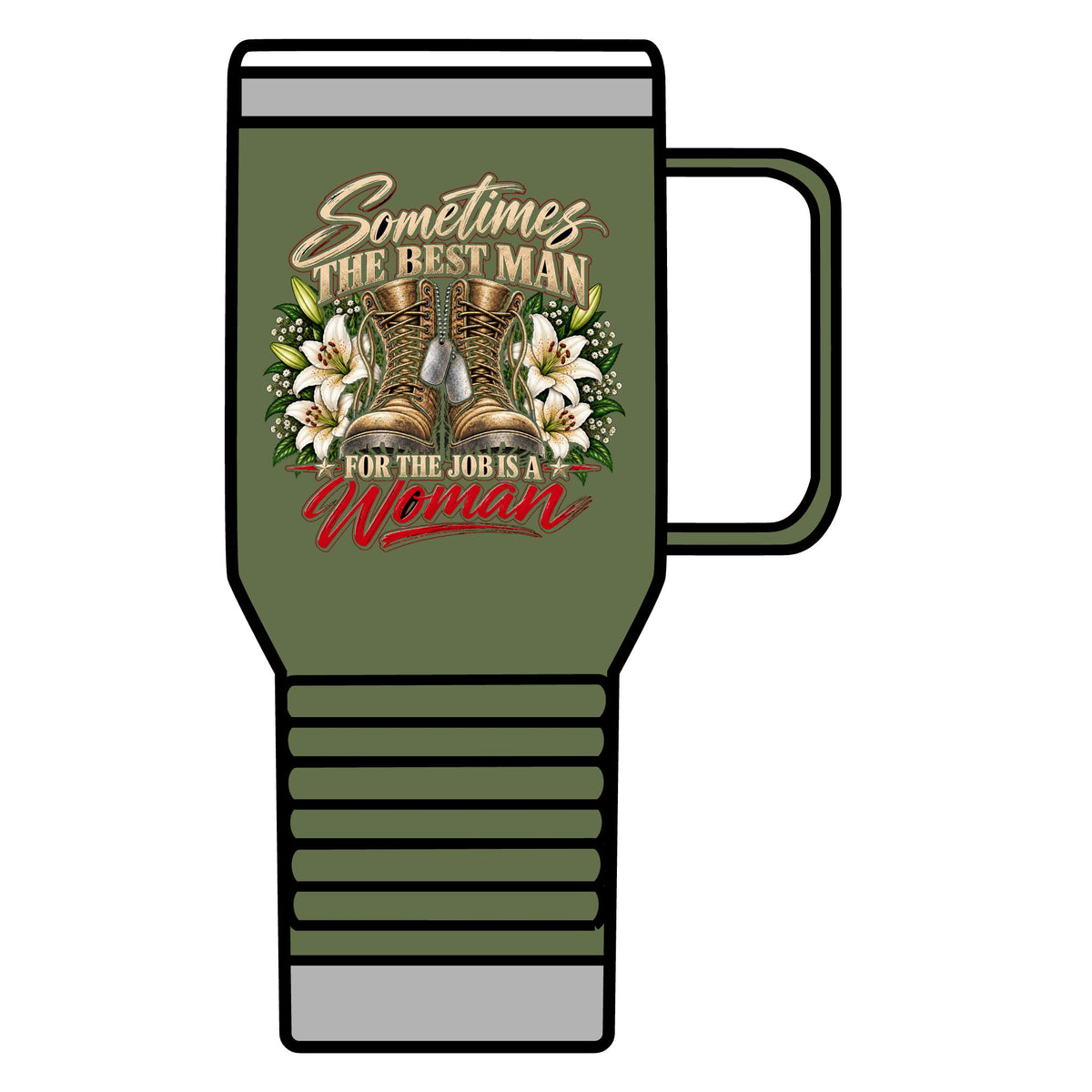 Sometimes Best Man Woman - 20oz Insulated Mug