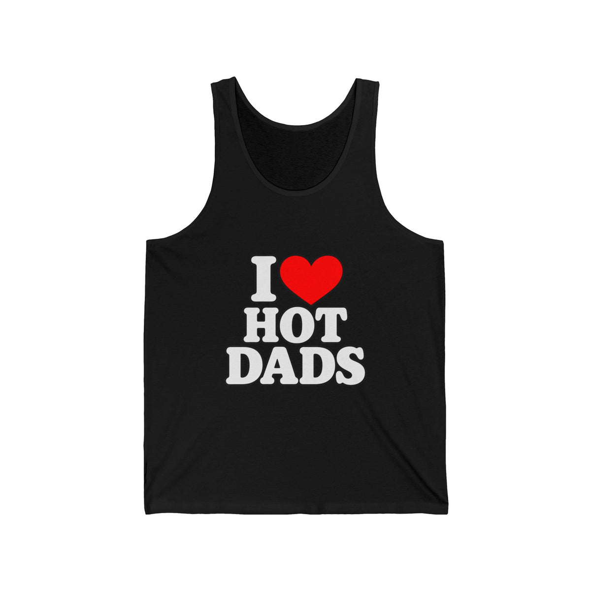 I Love Hot Dads - Athletic Tank