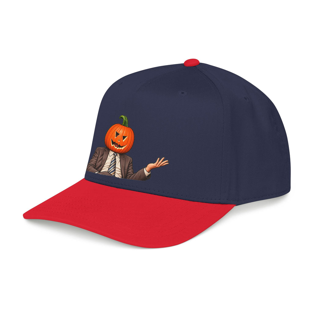 Pumpkin Head Office Cartoon - OTTO Baseball Hat