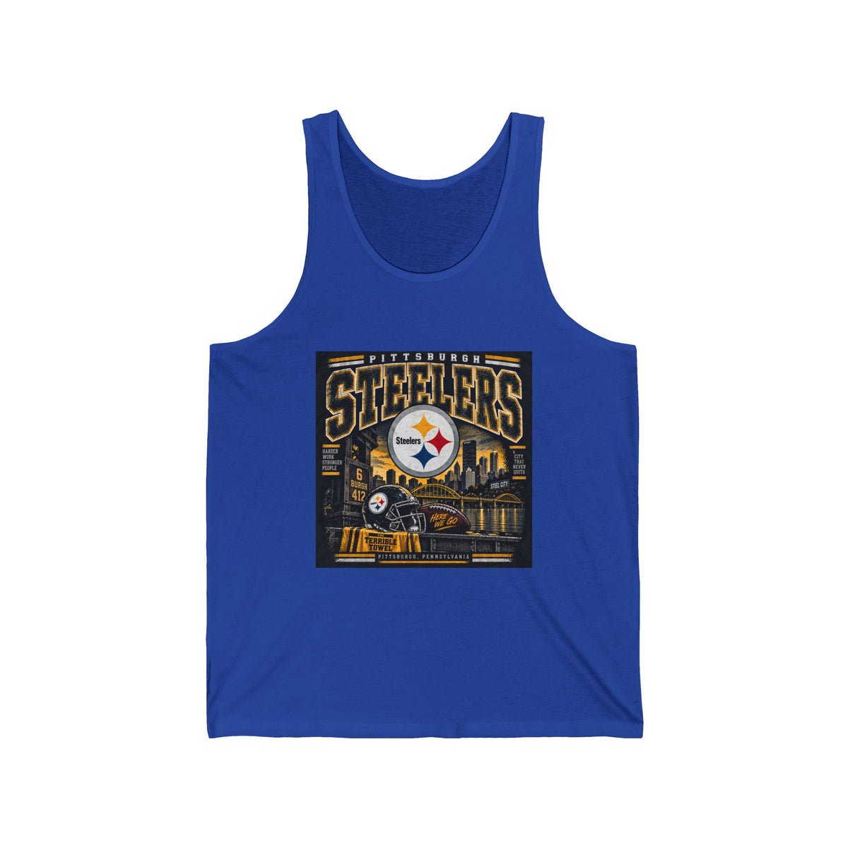 Pittsburgh Steelers Steel City Pride - Athletic Tank