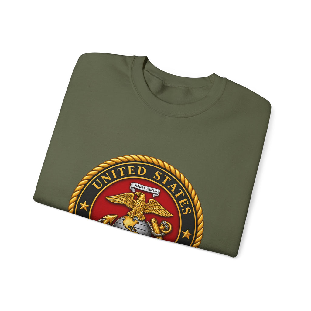U.S. Marine Corps Emblem - Crewneck Sweatshirt