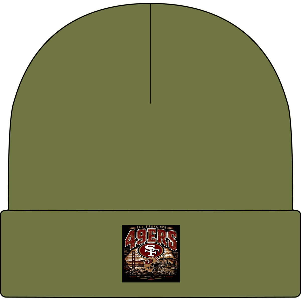 49ers Bay Area Pride - AS Colour 1107 Cuff Beanie