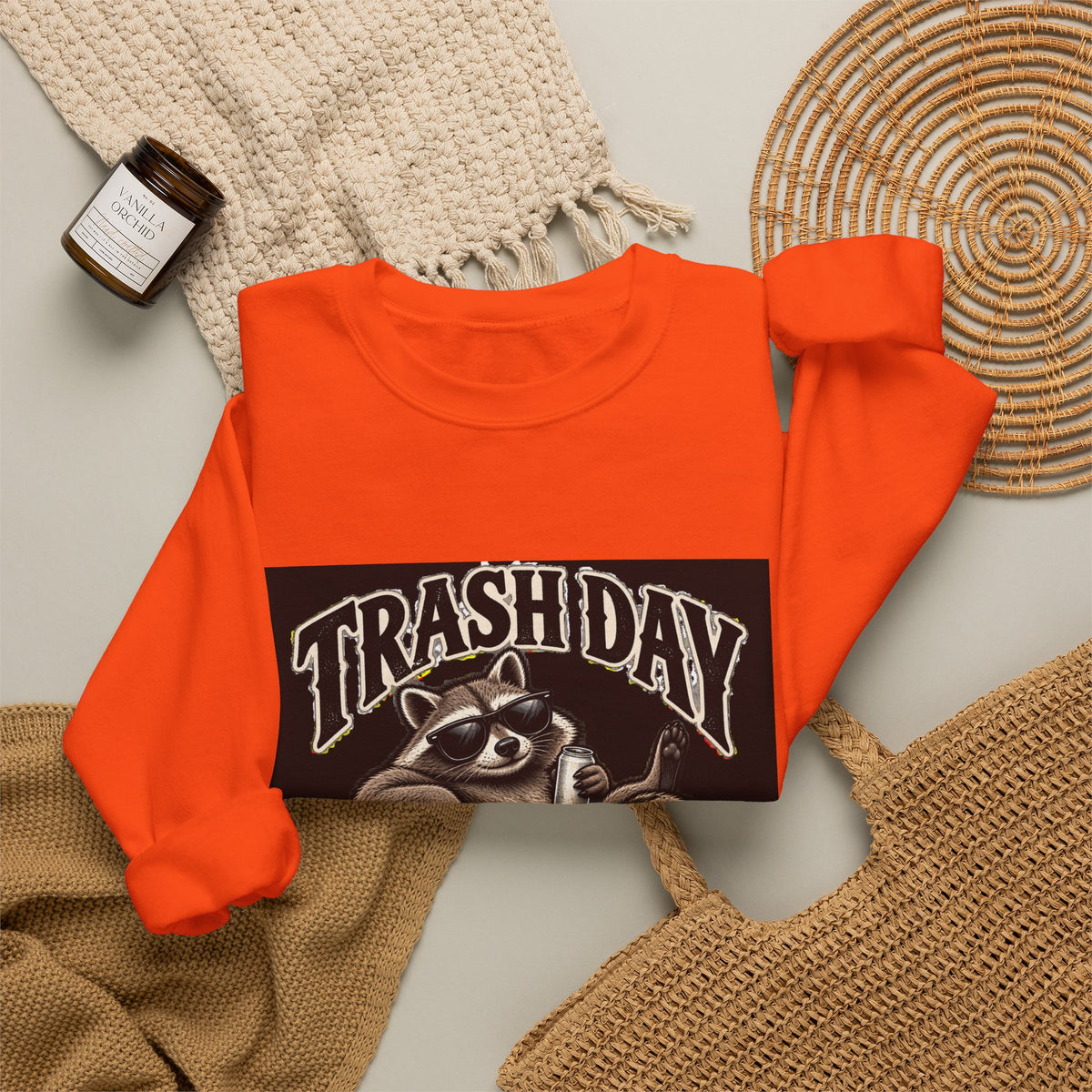 Trash Day Rest Day - Crewneck Sweatshirt