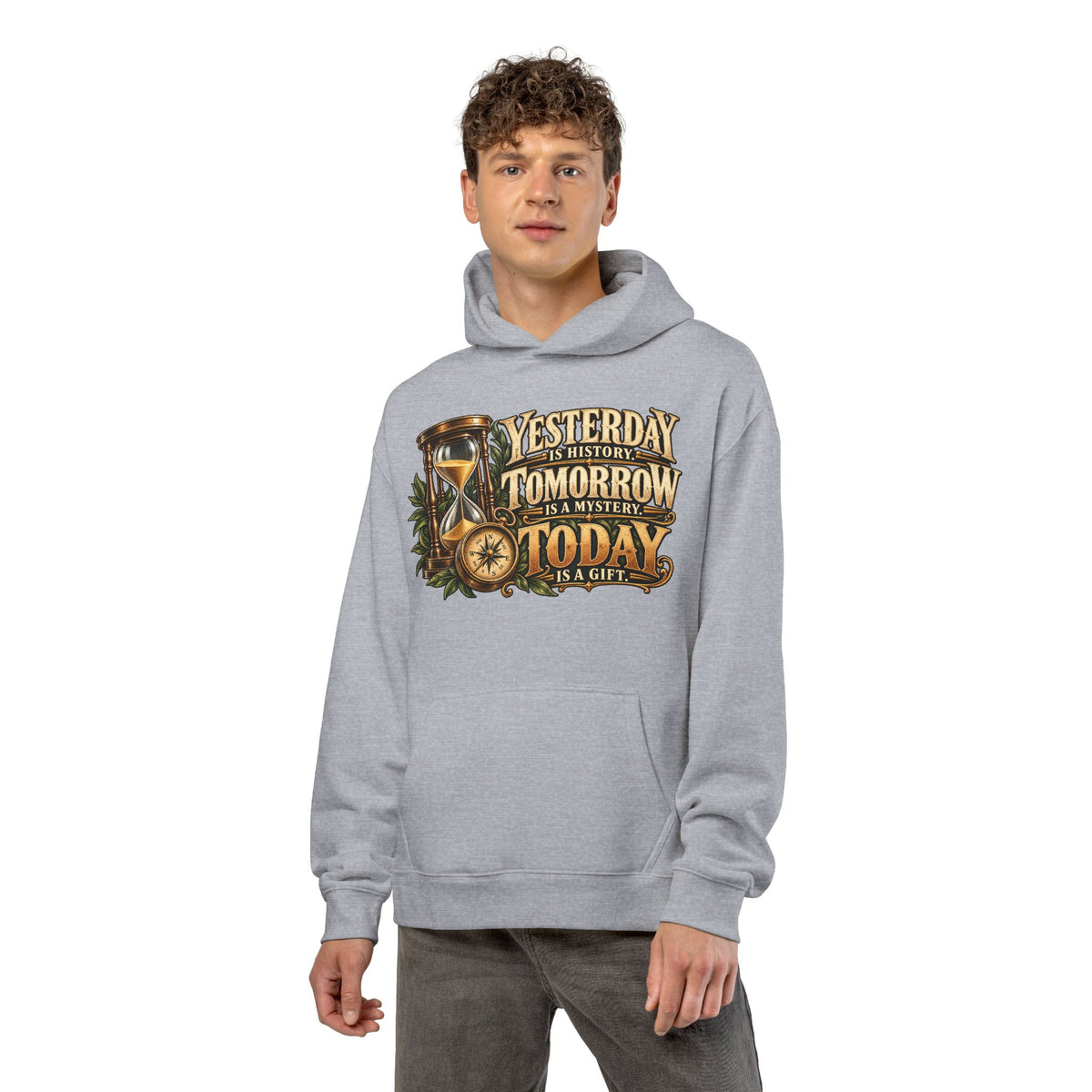 Yesterday Tomorrow Today - Transparent - Hoodie