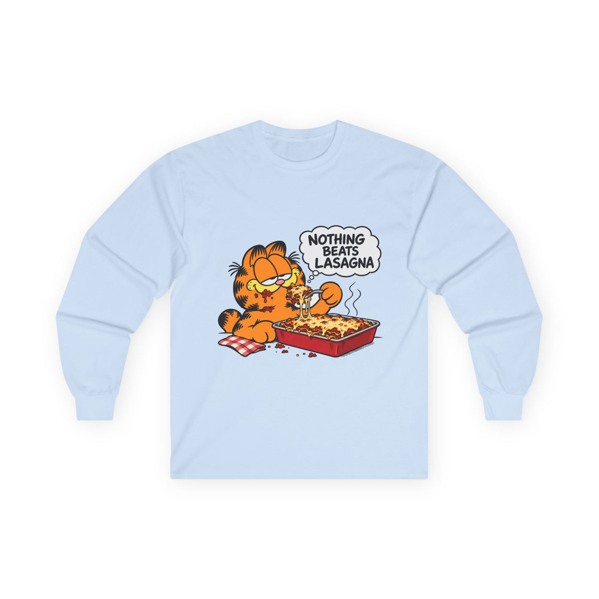 Nothing Beats Lasagna - Unisex Ultra Cotton Long Sleeve Tee