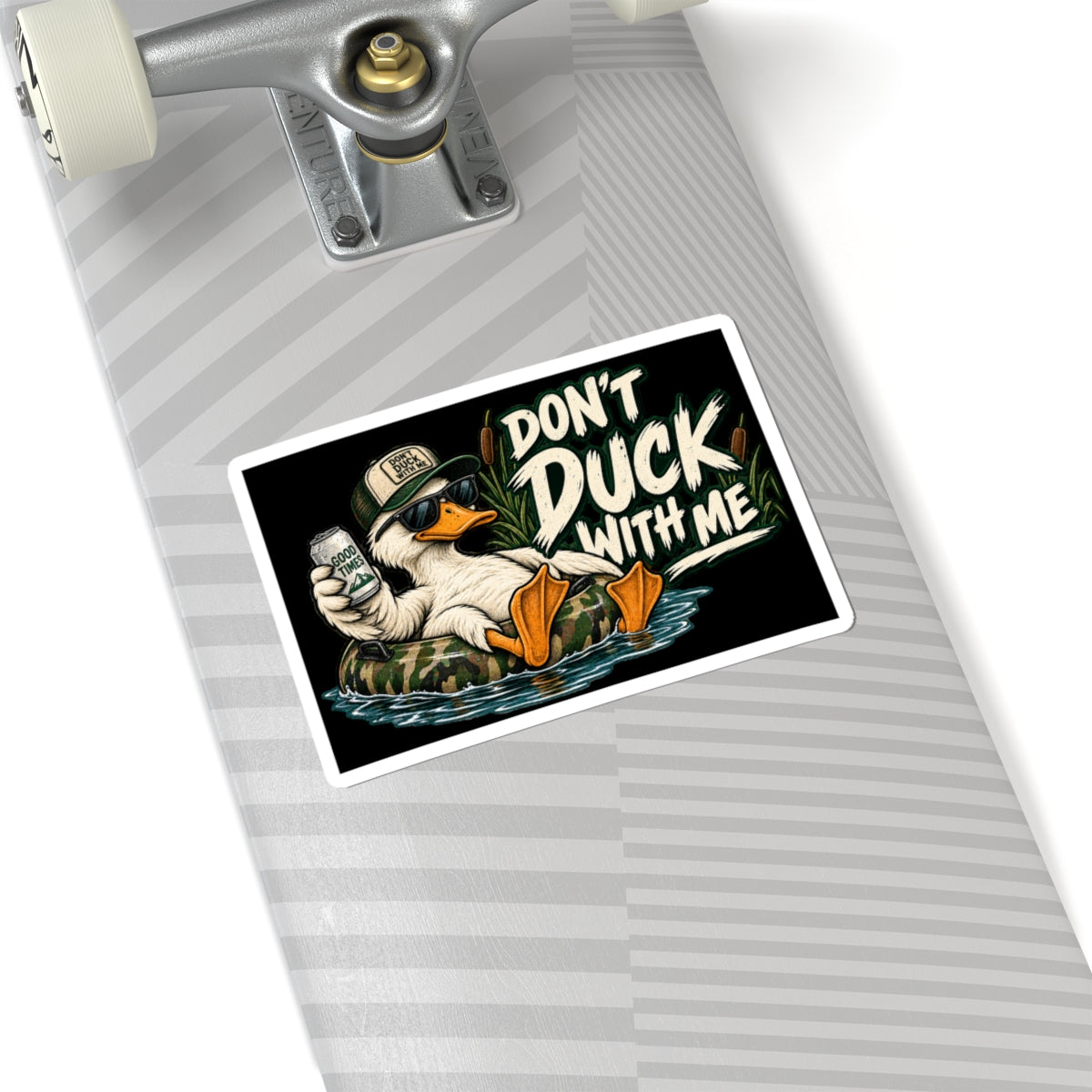Duck With Me Camo - Kiss-Cut Sticker