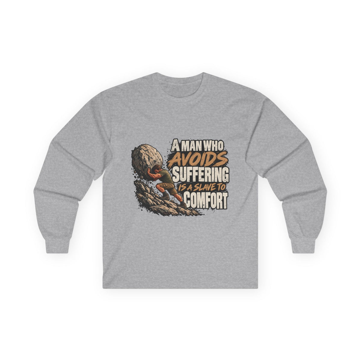 A Man Who Avoids Suffering - Unisex Ultra Cotton Long Sleeve Tee