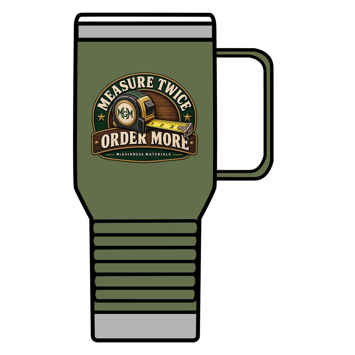 Measure Twice, Order More - 20oz Insulated Mug