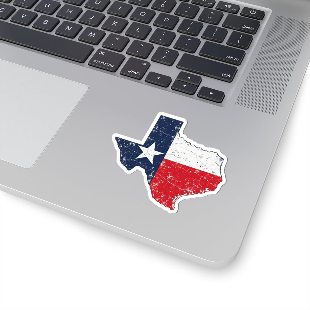Weathered Texas Flag - Kiss-Cut Sticker