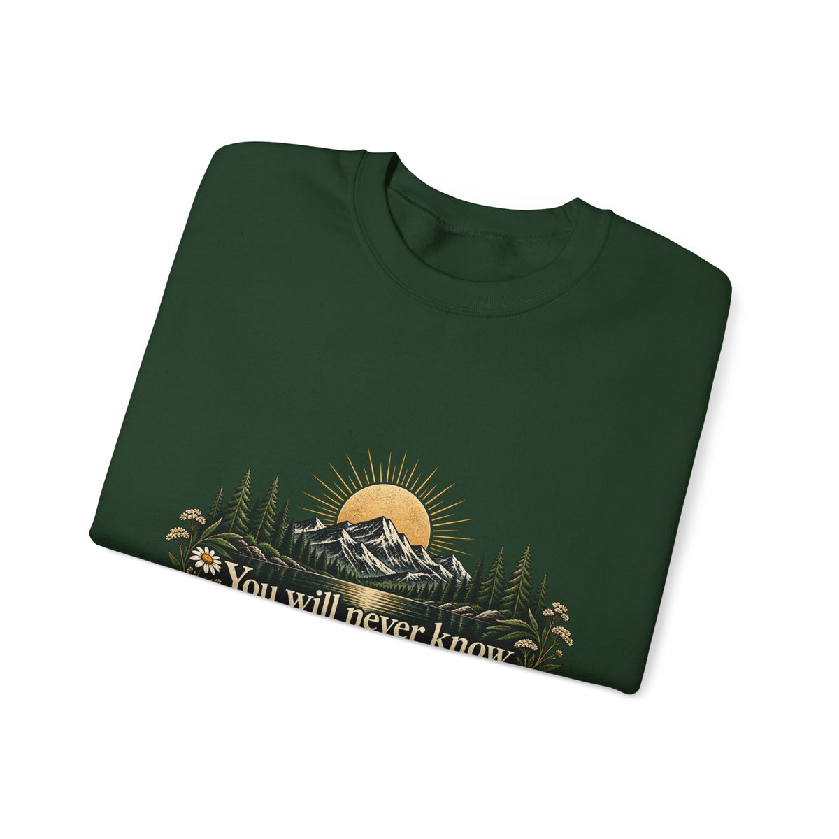 You Will Never Know The Violence It Took To Become This Peaceful - Crewneck Sweatshirt