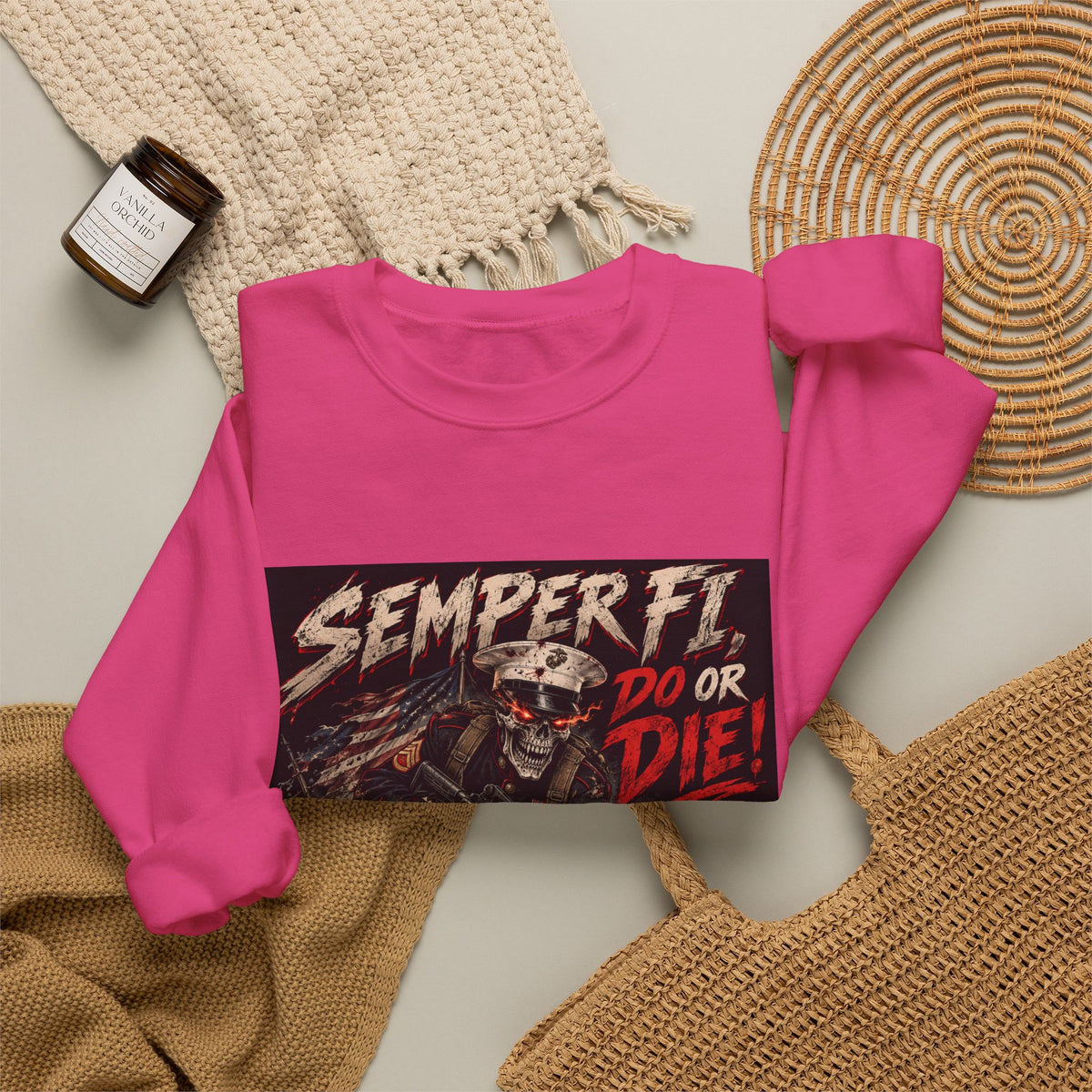 Semper Fi Do or Die - Crewneck Sweatshirt