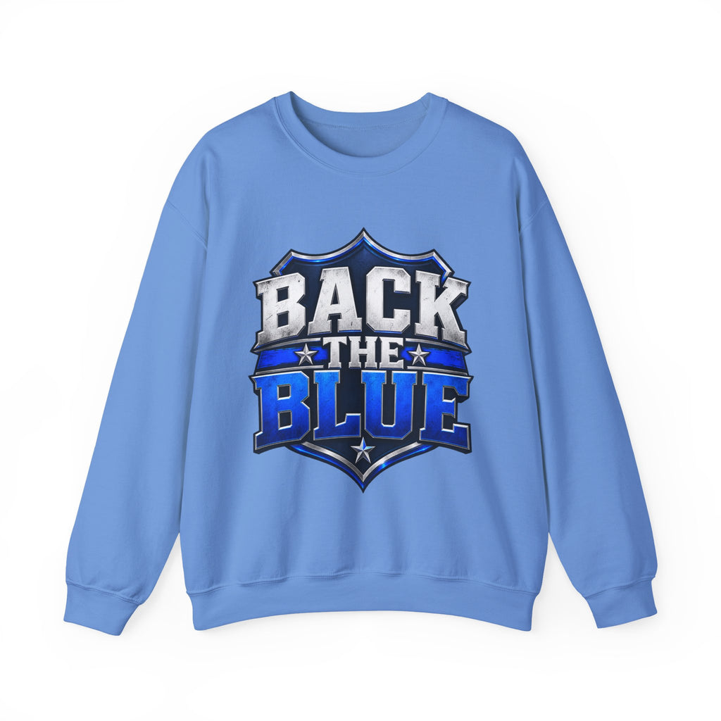 Back the Blue Shield - Crewneck Sweatshirt