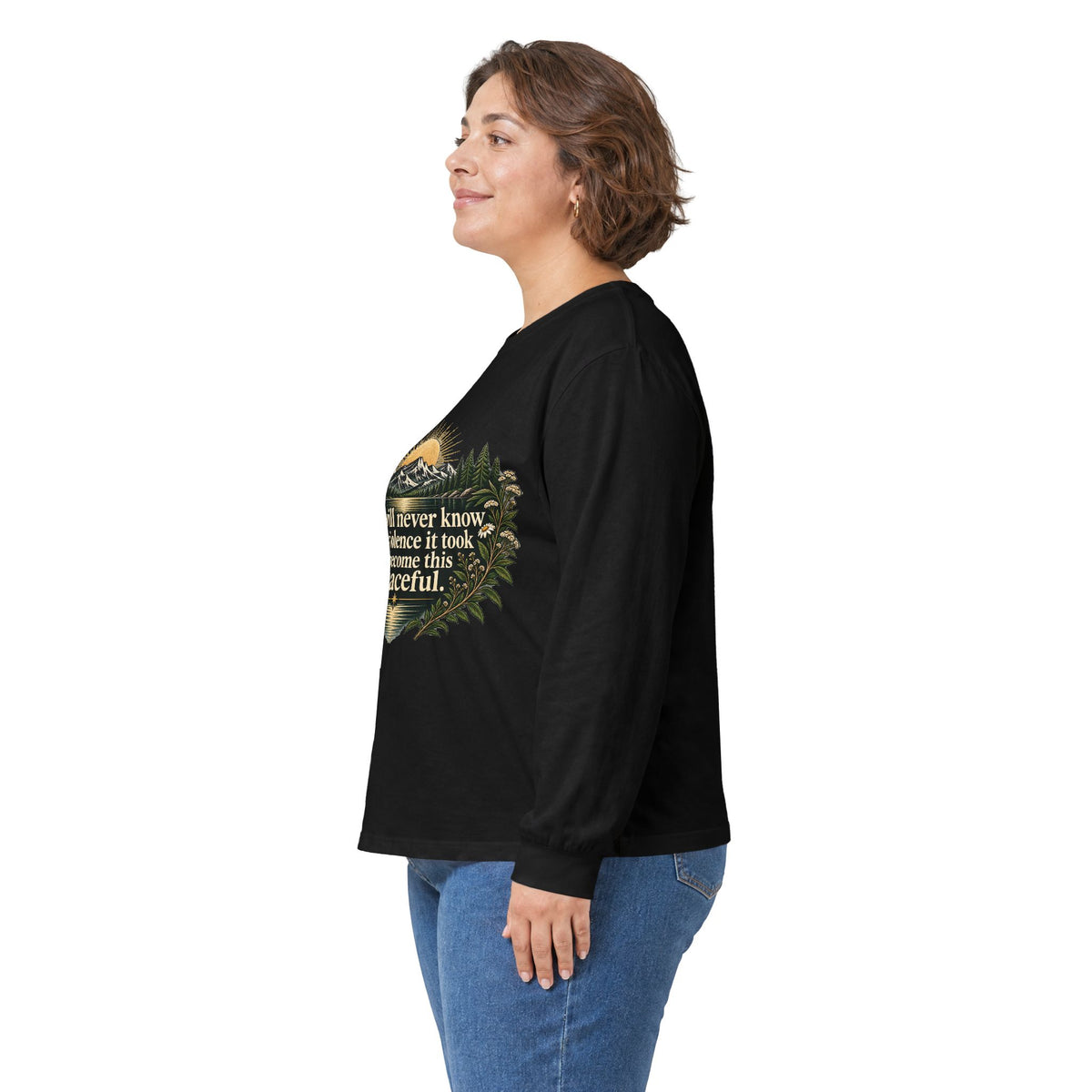 You Will Never Know The Violence It Took To Become This Peaceful - Unisex Ultra Cotton Long Sleeve Tee