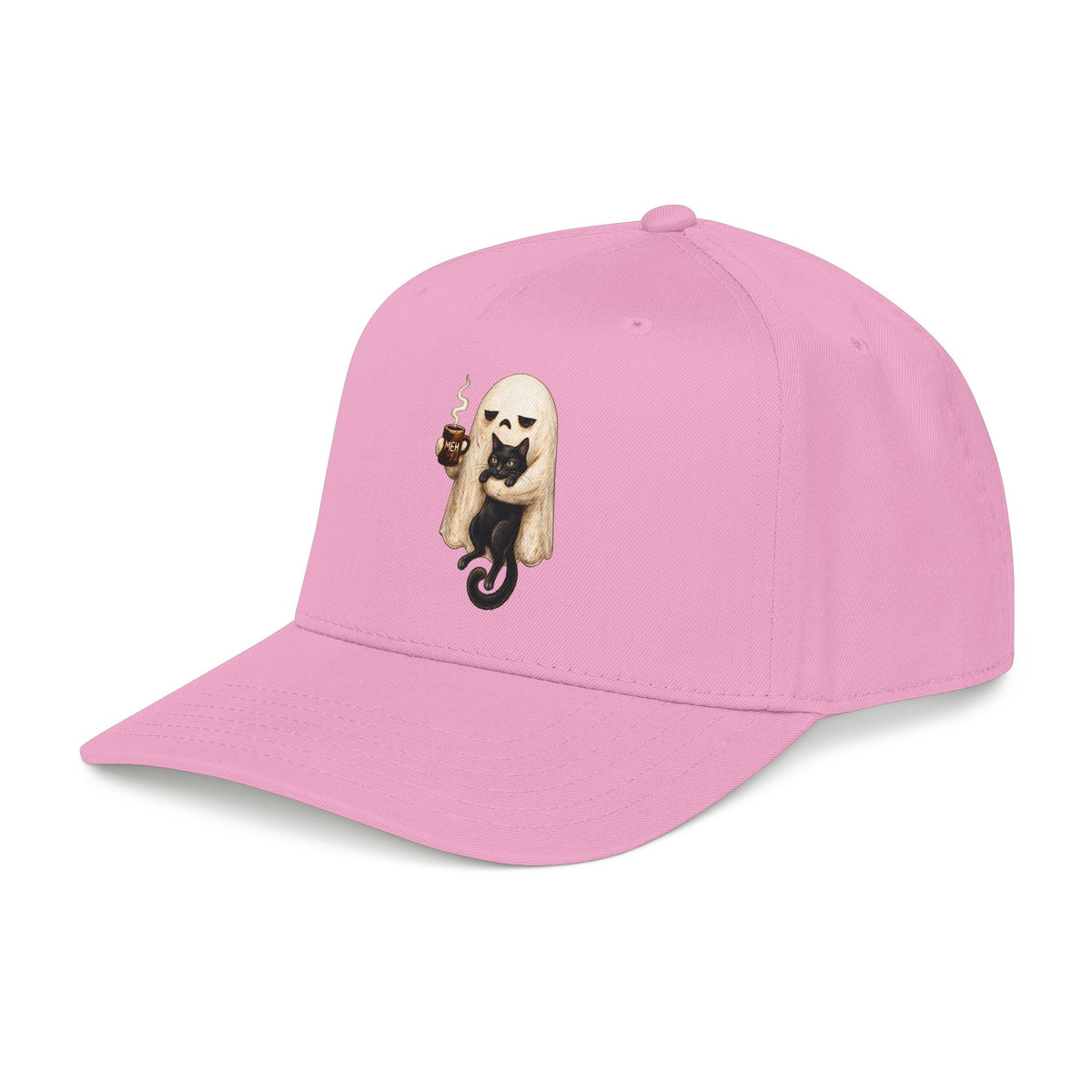 Meh Ghost and Black Cat - OTTO Baseball Hat