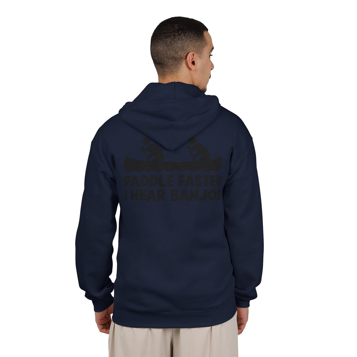 Paddle Faster Banjos - Full-Zip Hooded Sweatshirt