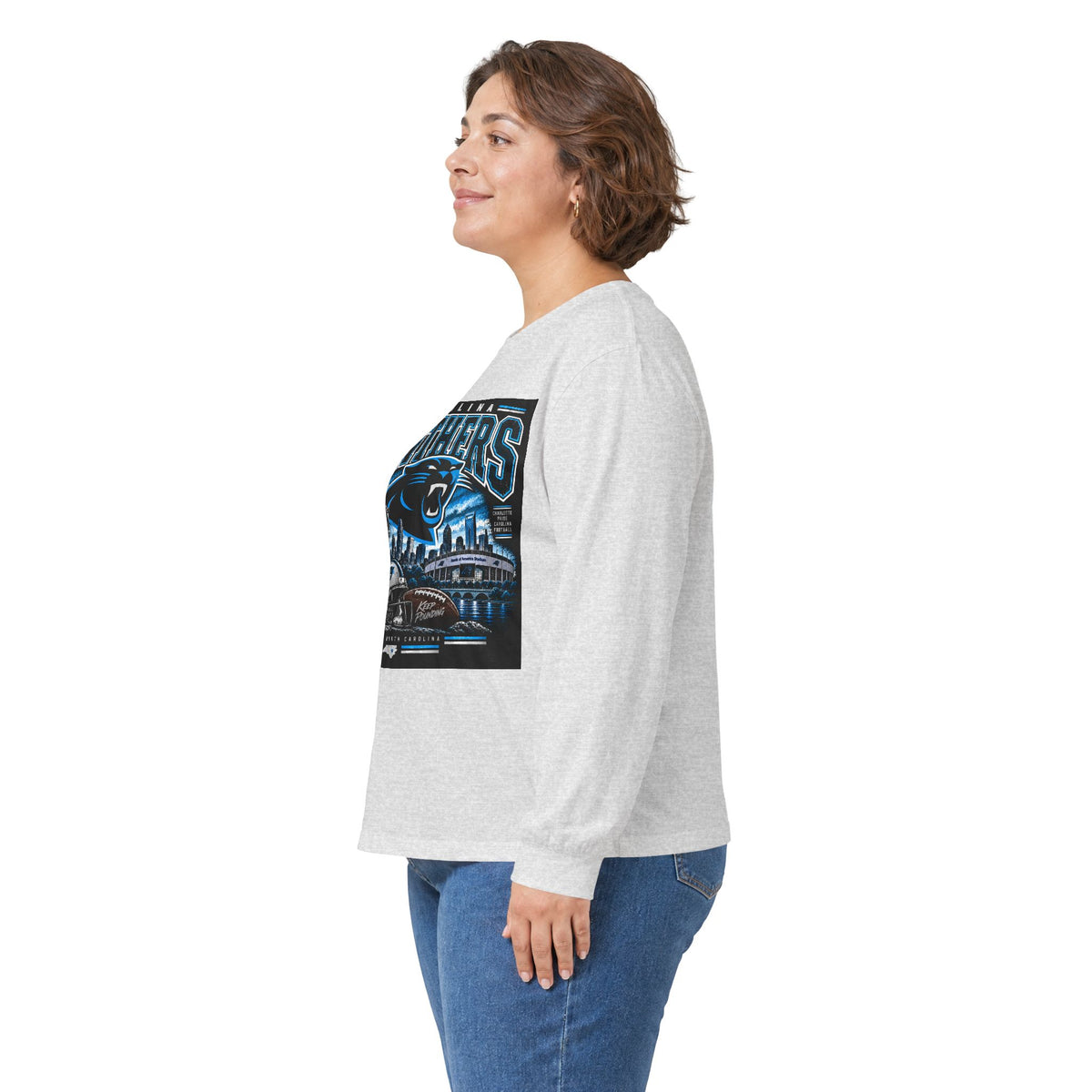 Carolina Panthers Keep Pounding - Unisex Ultra Cotton Long Sleeve Tee