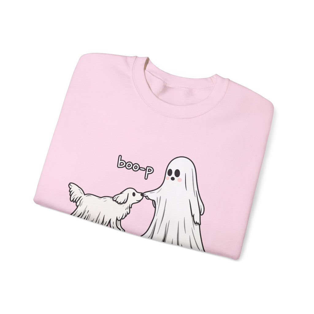 Boo-p Ghost and Dog - Crewneck Sweatshirt