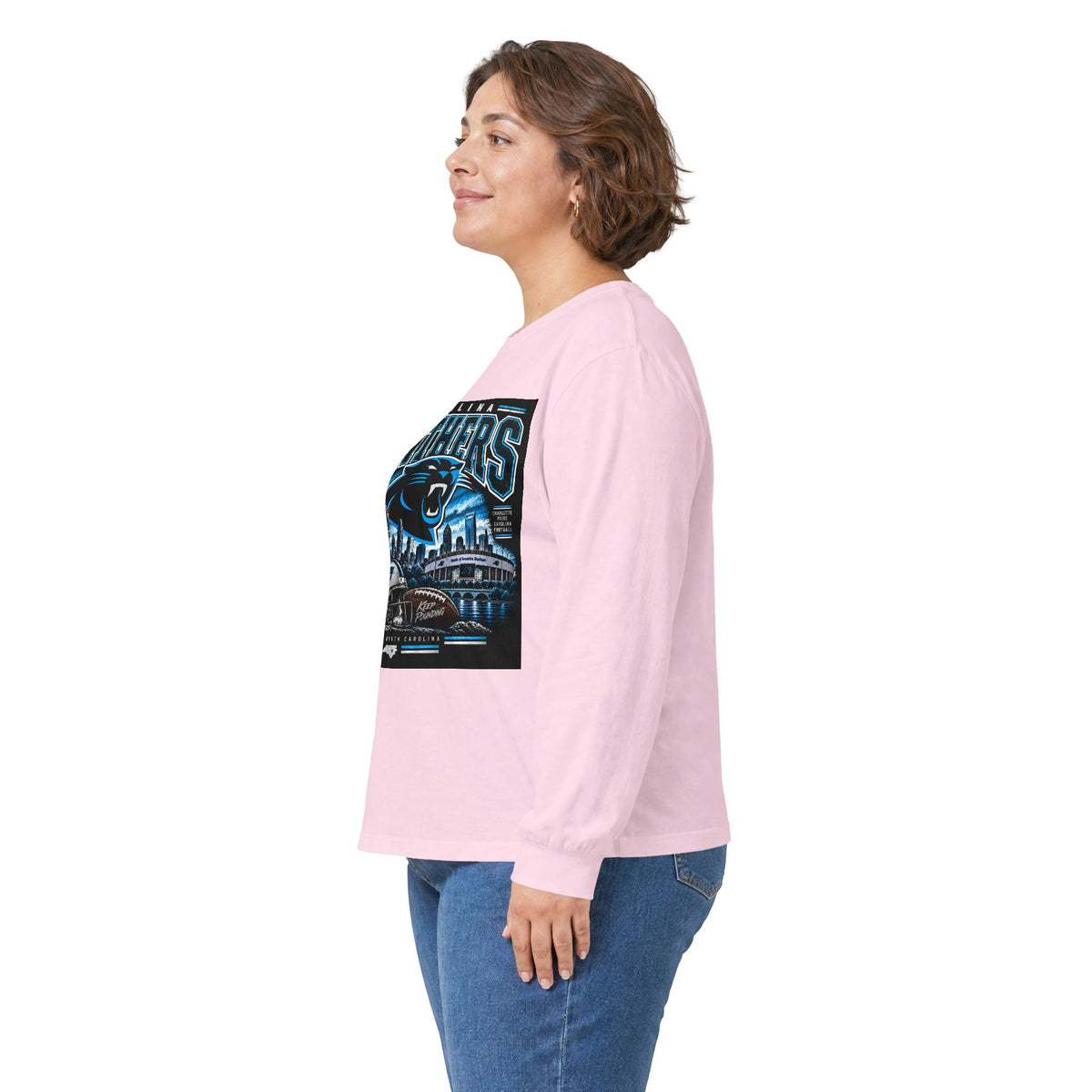 Carolina Panthers Keep Pounding - Unisex Ultra Cotton Long Sleeve Tee