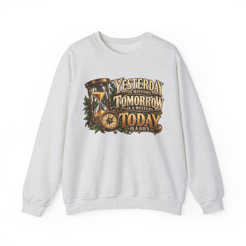 Yesterday Tomorrow Today - Transparent - Crewneck Sweatshirt