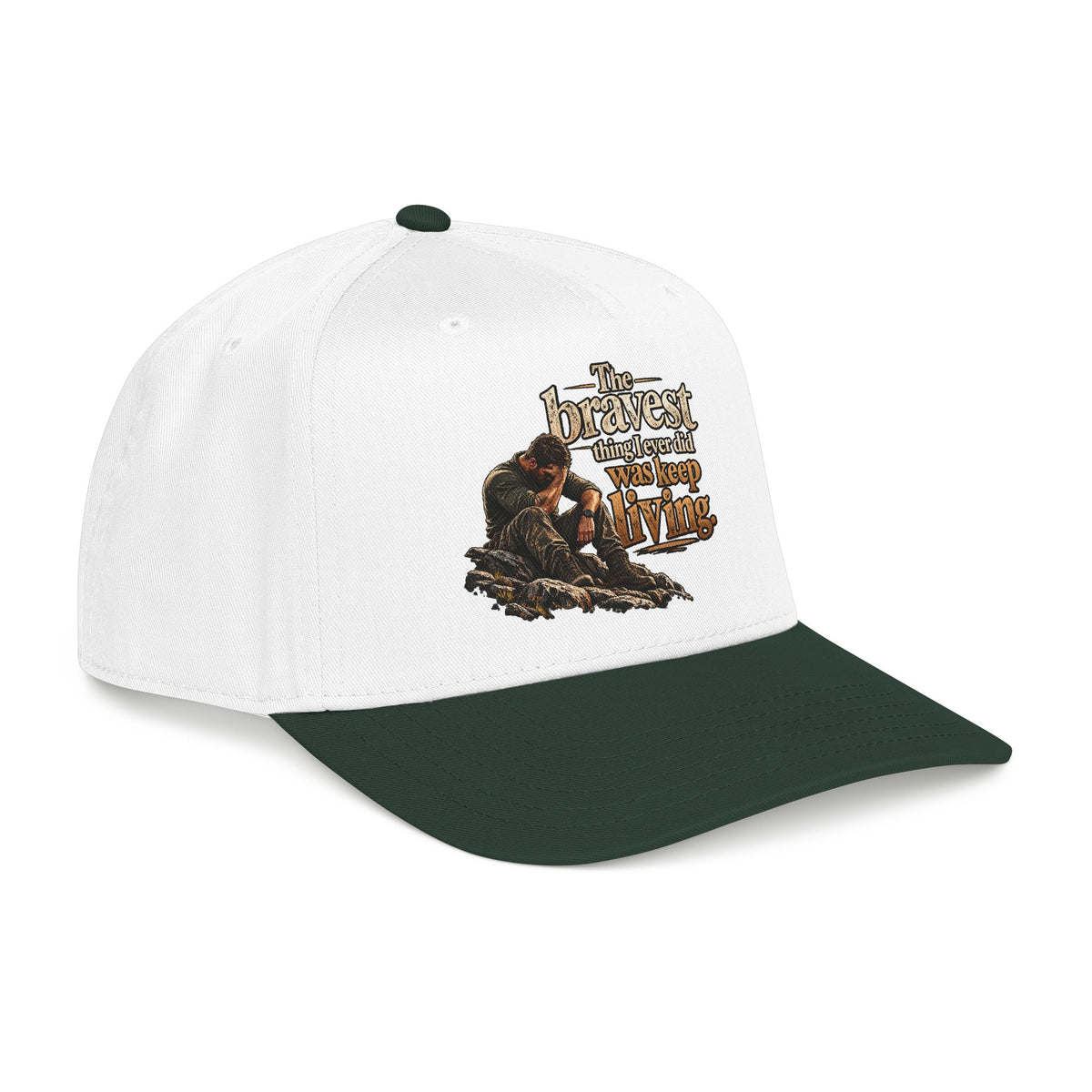 The Bravest Thing I Ever Did Was Keep Living - OTTO Baseball Hat