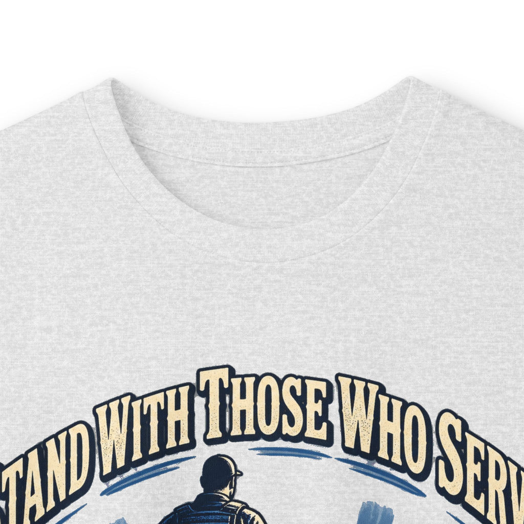 Stand With Those Who Serve Police K9 - Unisex Ultra Cotton Long Sleeve Tee