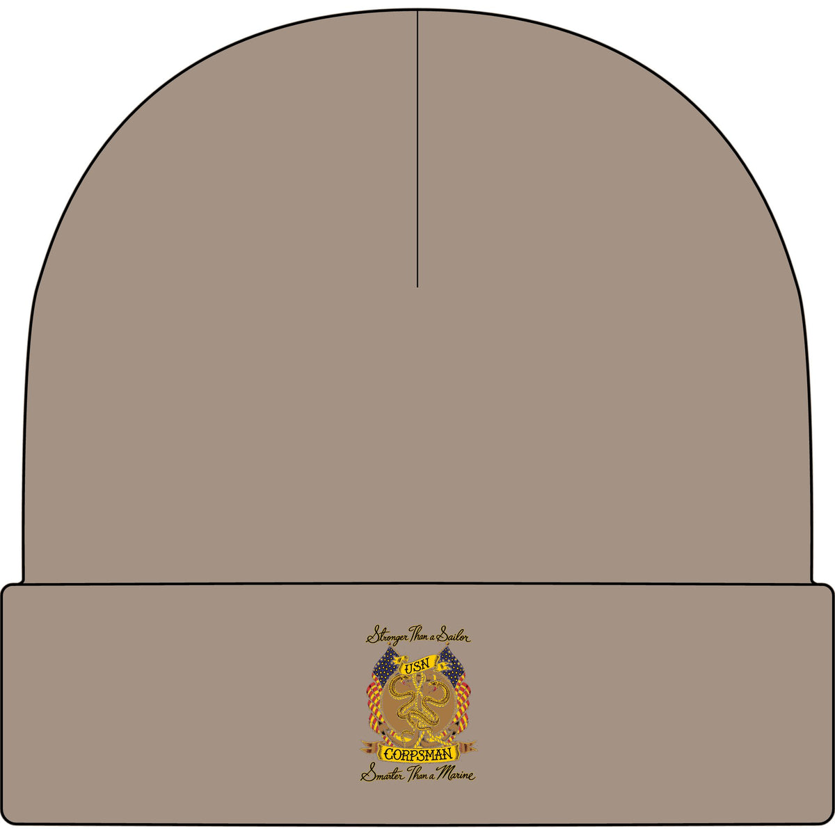 Corpsman Pride Crest - AS Colour 1107 Cuff Beanie