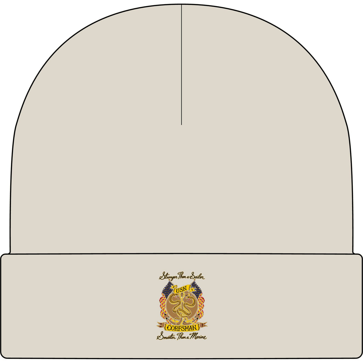 Corpsman Pride Crest - AS Colour 1107 Cuff Beanie